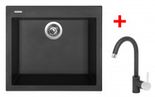 Sinks CUBE 560 NANO Nanoblack+MIX 3...